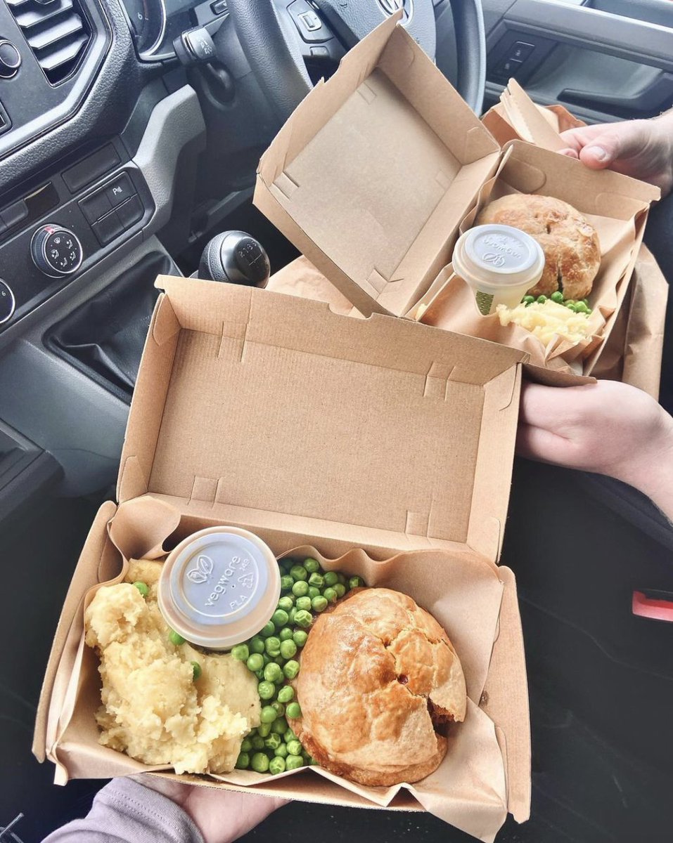 "Absolutely banging pies!" - A pair of new, happy and incredibly full customers