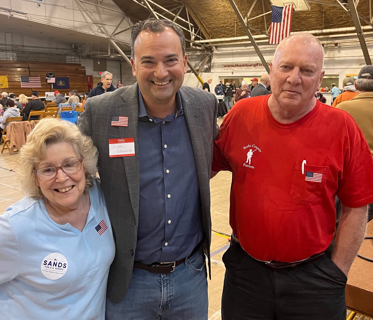 CNasForPA's tweet image. Great night with the #BerksCountyPatriots last night! Awesome crowd, incredible energy to turn PA red!