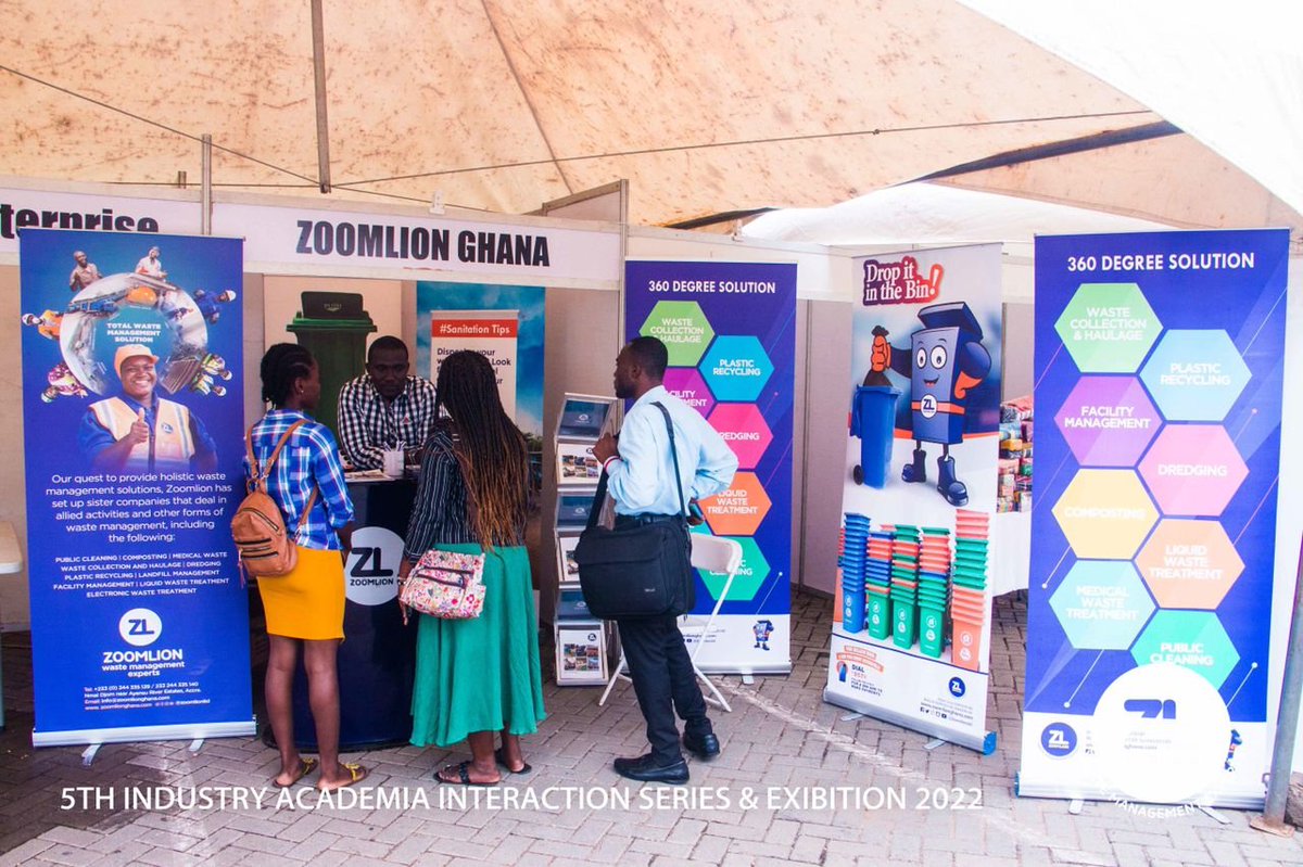 RyttymR's tweet photo. Jospong Group Of Companies and its subsidiaries on the exhibition on the 5th Industry-Academia Interaction Exhibition and Series 2022(IAIES) at the conference center, university of Ghana legon.@ZoomlionLtd 
@thejospongroup https://t.co/jh7EjdXea6