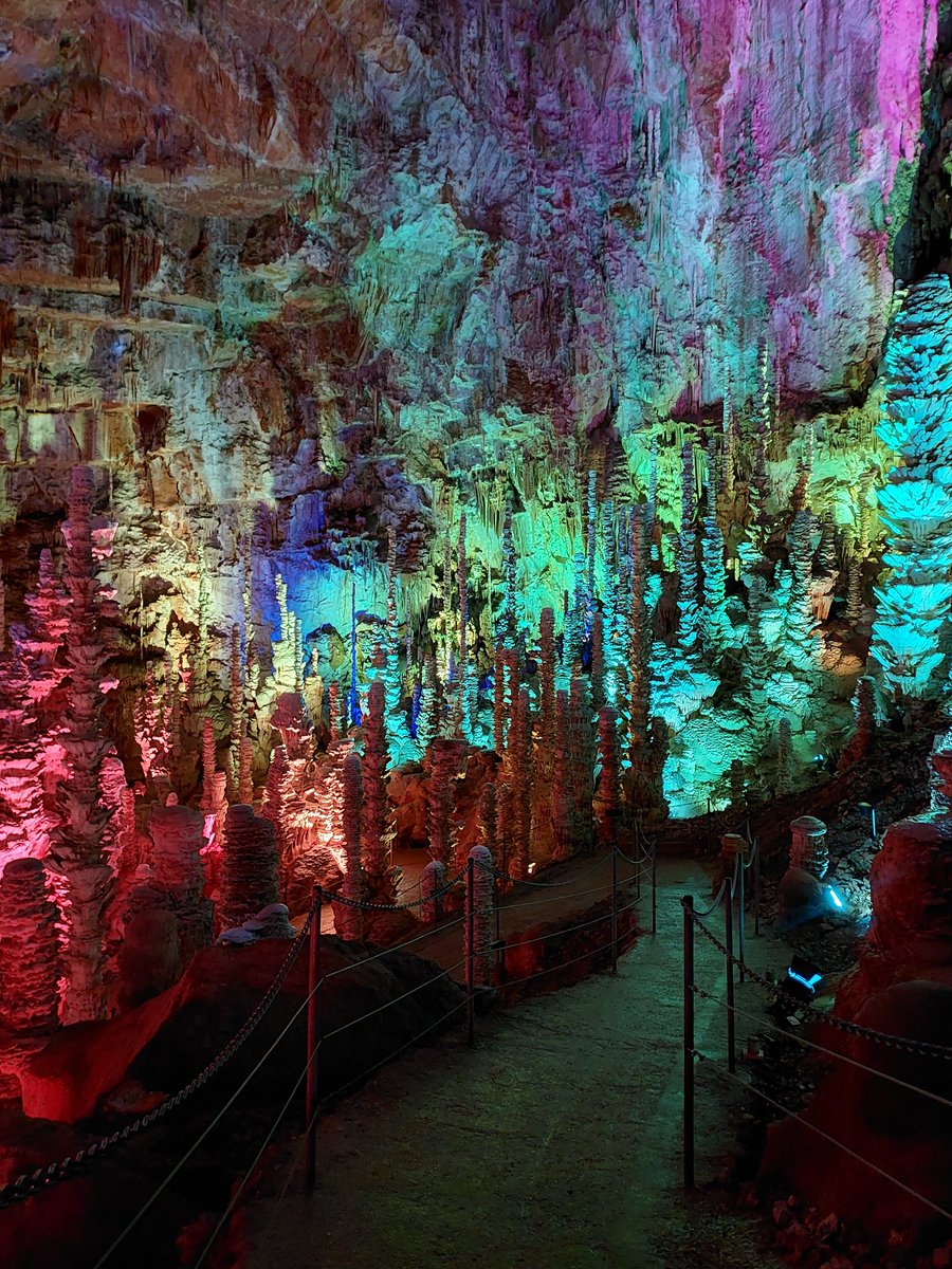 Je viens de faire une des visites les plus fabuleuses de ma vie, à l'Aven Armand 🤩 #Lozère