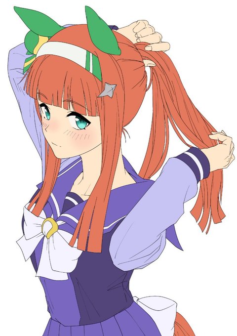 【色塗り途中】
下塗り終了。ポニテスズカさん。
#ウマ娘 #サイレンススズカ 