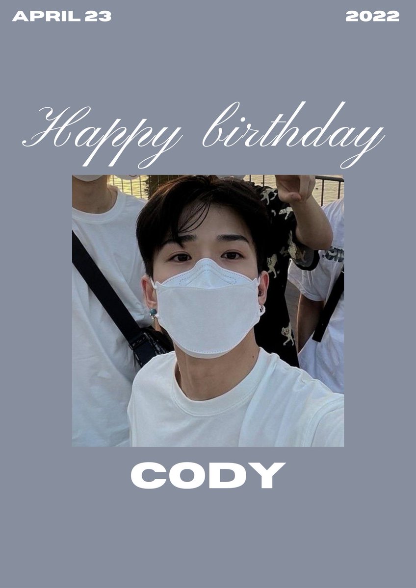 alarjiao's tweet photo. #HappyCoDay #HappyCodyDay #CodyCatDay 🎂🥳🎉🎈
@teumayari https://t.co/YDzYBuI6wX