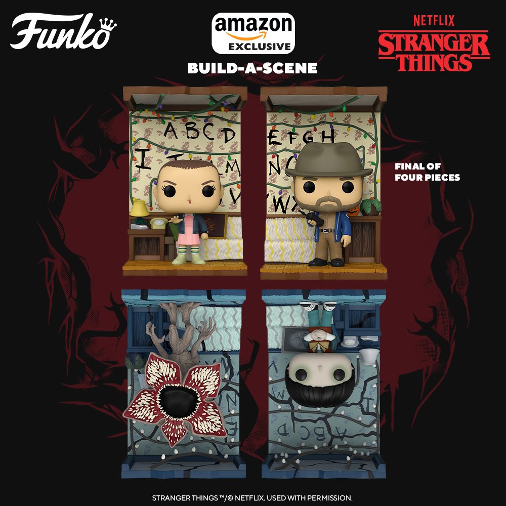Funko on X: "Pop! Deluxe: Stranger Things Build-A-Scene. Pre-order today  and complete your collection! https://t.co/JxLvPrTzvL #Funko #FunkoPop  #StrangerThings https://t.co/nnifBsQkFx" / X