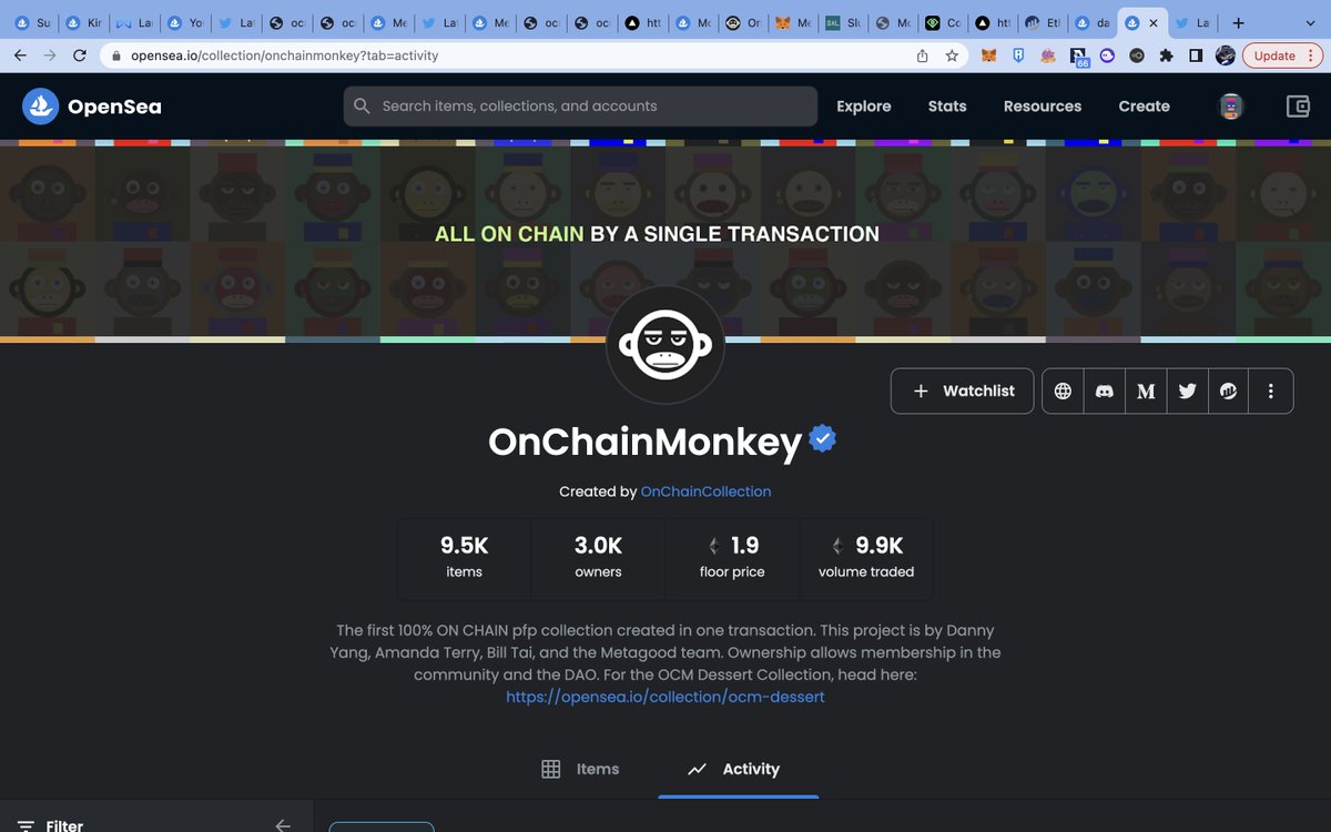 Stephen59359382's tweet photo. I tried to tell people watch out for the @OnChainMonkey over the coming weeks. I got laughed at at 1.3 floor but 2 eth isn't gonna hold for long. @AxieHuzz 3 eth incoming mark my words. 🚀🚀🚀🚀🚀 https://t.co/CR8OCIwqaF