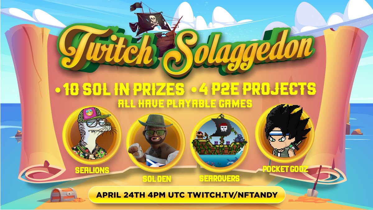 leonardnftpage's tweet photo. 💙SOLANA GIVEAWAY💙

📍0.15 SOL 💸

Must , Retweet / LIKE <3 + Follow 
@leonardnftpage @SeaLionsNFT 

⚠️10 SOL GIVEAWAY TMMRW⚠️

Twitch: https://t.co/NCq10nqz9N

24 Hr. #Solana #NFTCommunity #nfts 
#NFTGiveaway #twitch #NFTdrop #ad https://t.co/aZliO3sogp