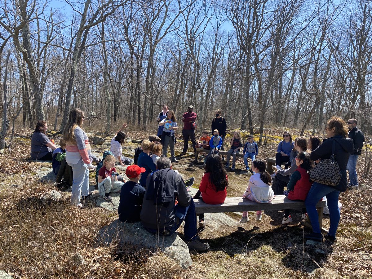 DrMPodestaMcD's tweet photo. Our PVES second graders are celebrating Earth Day with their special parent guests! The Outdoor Learning Center is back in use with many signs of spring! 🌎 @jluft1 @JackieLevinePV @44natalie @PutnamValleyCSD @apjpicco https://t.co/Zib9wk3I0j