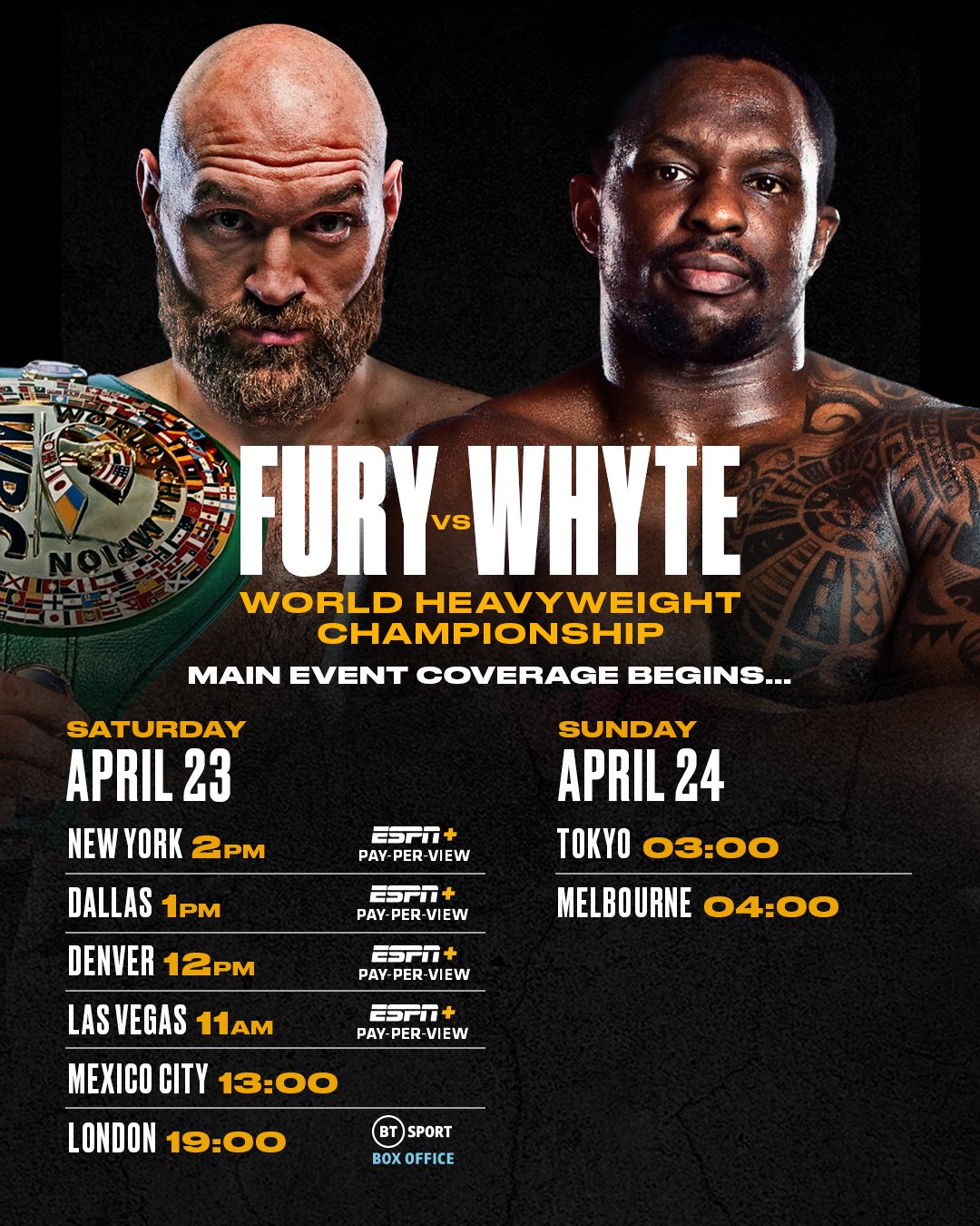 Top Rank Boxing on Twitter "Heavyweight boxing takes over the 🌍