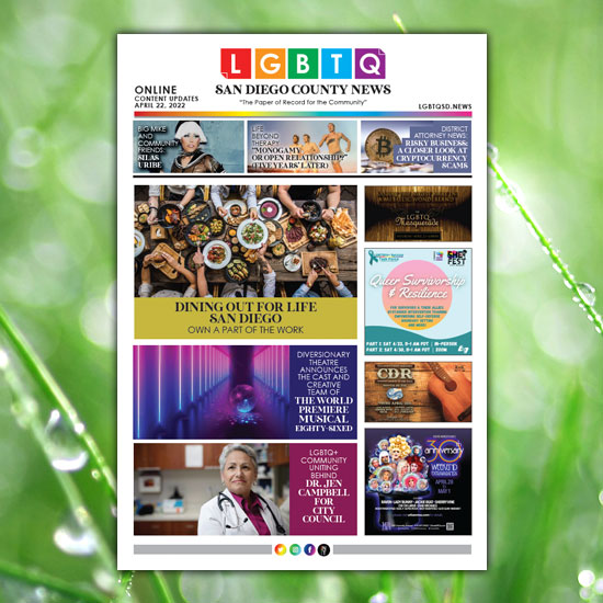 New online Content out Today! Read all about in online

lgbtqsd.news
