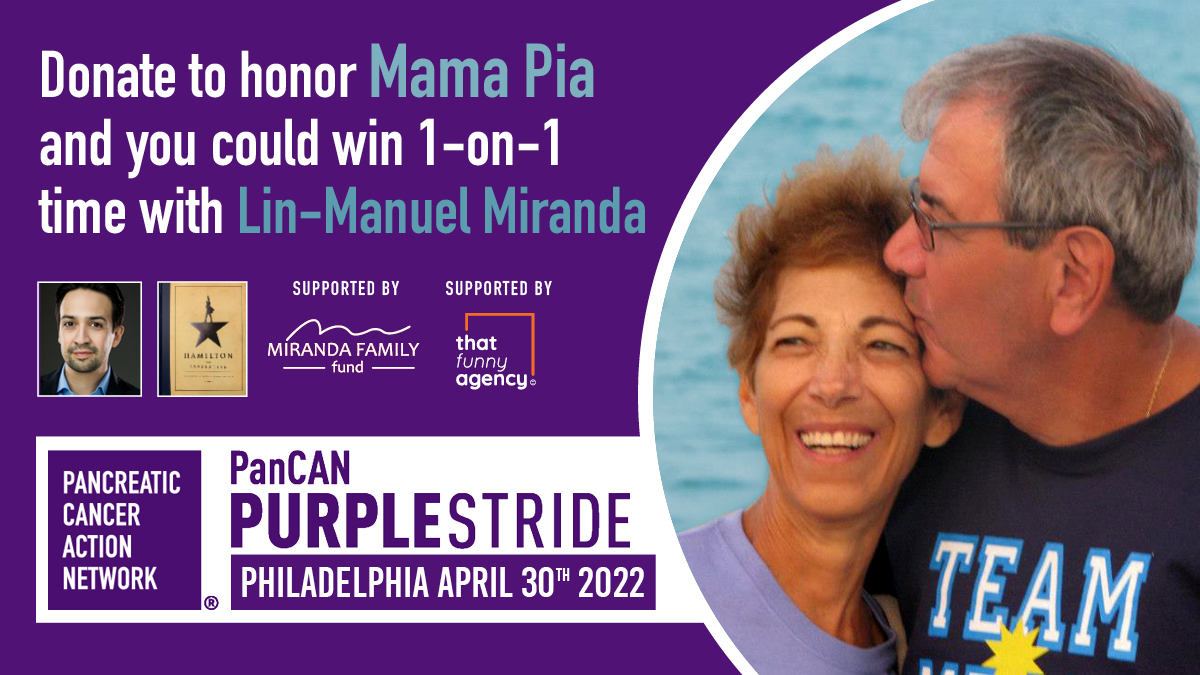 ThatFunnyAgency's tweet photo. Our CEO @ThatJaredMiller’s Mama Pia beat the odds and survived 7 ½ years with #pancreaticcancer, and she left behind a strong and ongoing fight against this disease which continues to take those we love far too soon. https://t.co/Jgv5obrmkX  #PanCANPurpleStride https://t.co/QFZ8N2T002