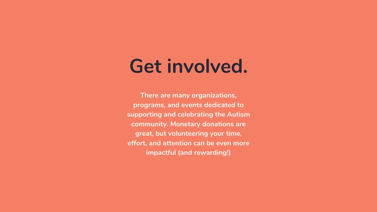 CirculoHealth's tweet image. This #AutismAcceptanceMonth we&apos;re excited to #CelebrateDifferences with these great tips inspired by The Autism Society of America and Nick Helps 🎉 

Want to learn more? Both of these organizations have a ton of great resources on their websites.