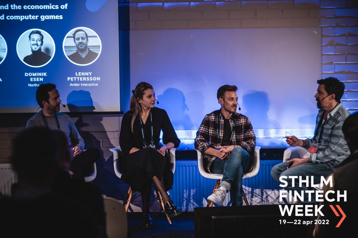 Great fun discussing web3 gaming with <a href="/MyNeighborAlice/">Alice</a> and <a href="/chromaway/">ChromaWay</a> - thanks for having me @SthlmFintechW!