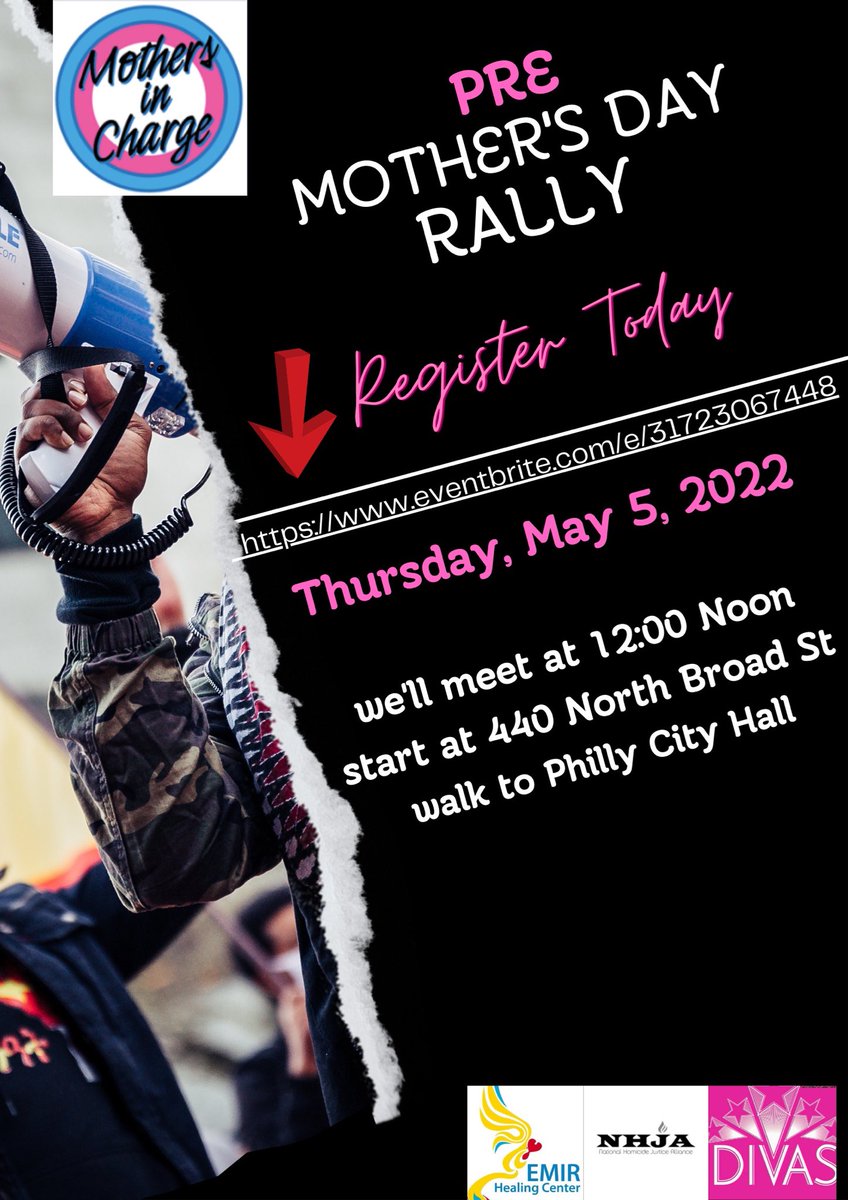 Join Mothers In Charge and its partners in collaboration for a Pre-Mother’s Day Rally 05/05/22