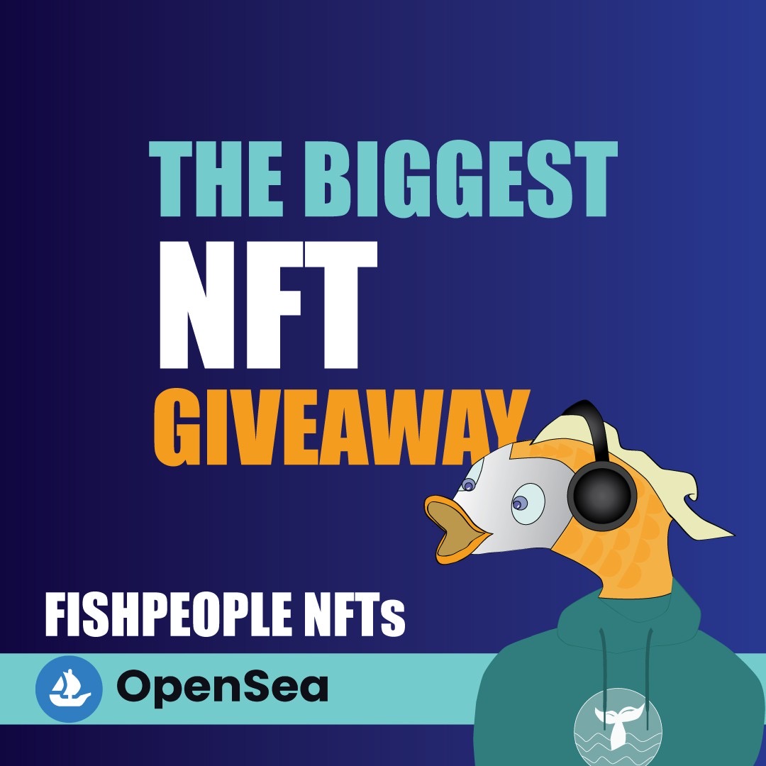 ⛵THE BIGGEST #NFTGiveaway ⛵

To celebrate our firsts #NFTSold we are Giving Away : 

🏆 .03 $ETH ($100)
🏆 2 x FishPeople #NFTs 

To Enter :

🧜‍♂️ Follow <a href="/PapaFish_NFTs/">PapaFish</a> 
🧜‍♂️ ❤ &amp; RT
🧜‍♂️ Tag 3 friends 

72hrs 🕒 
Bonus : join discord.gg/S9VXEMtGC4

#NFTCommunity #NFTProject 
#nft