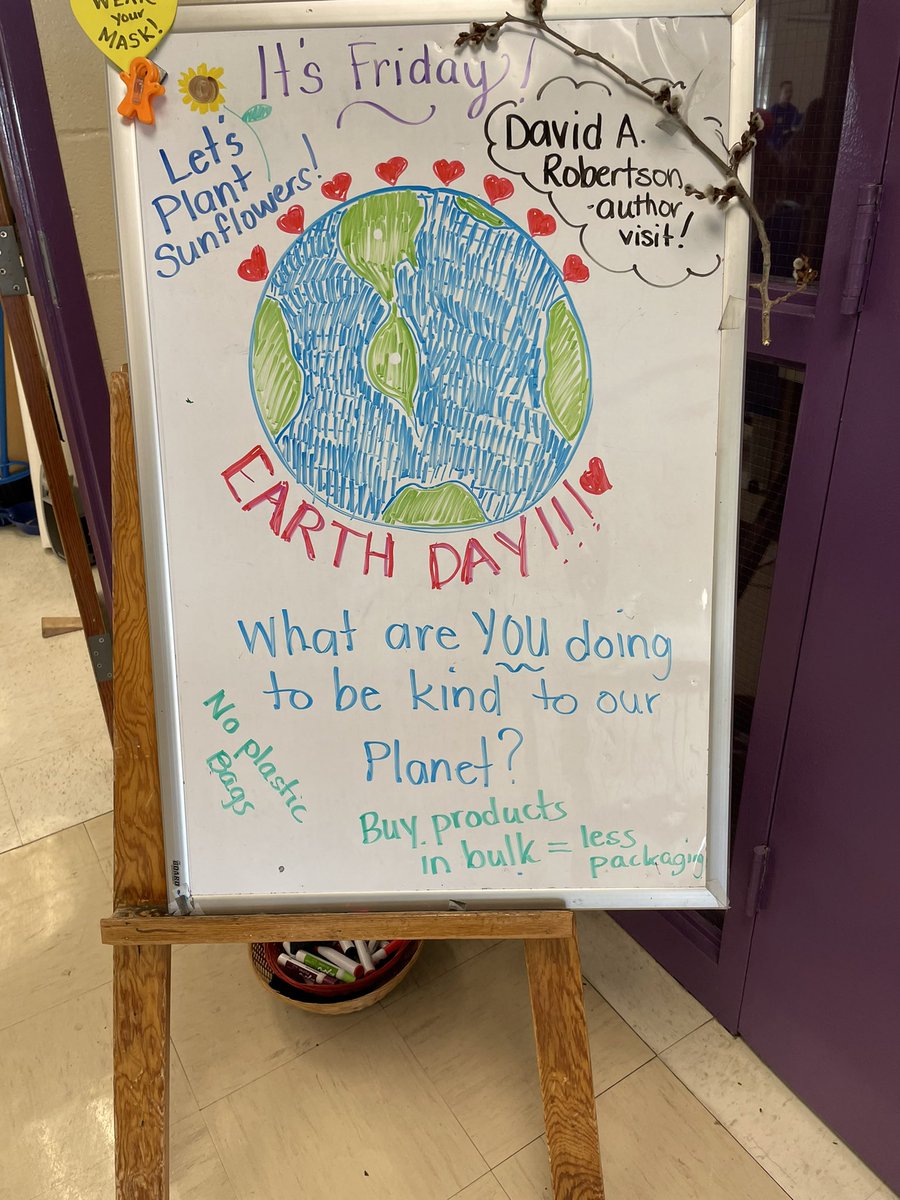 LambtonEast's tweet photo. Lots of fabulous activities happening at ELES today: Soup day, Author David A. Robertson visit, Student-Teacher basketball game and Earth Day learning experiences. @GSandsGamble @LKelempro #lkdsb #busyisgood #studentengagement #EarthDay2022 https://t.co/NHjrFf7xJh