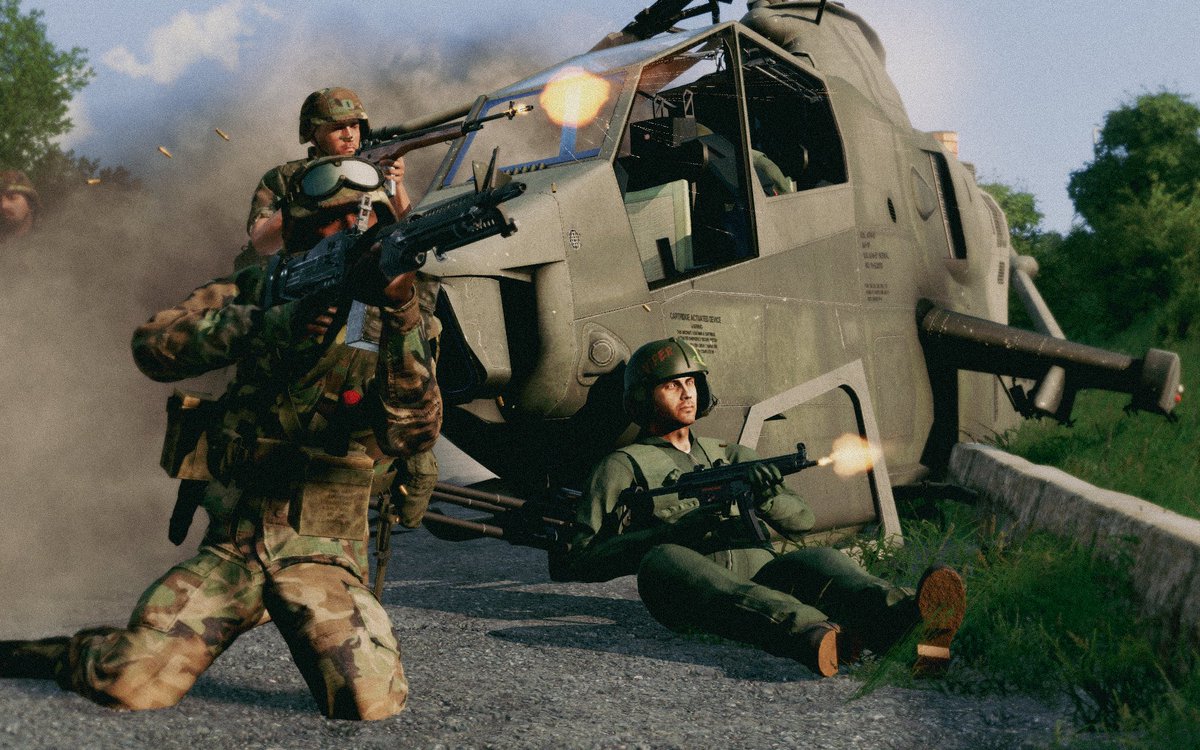 9th Air Commando team defending a Helicopter crash site, 1988. #Arma3 https://t.co/2vlexcwh17