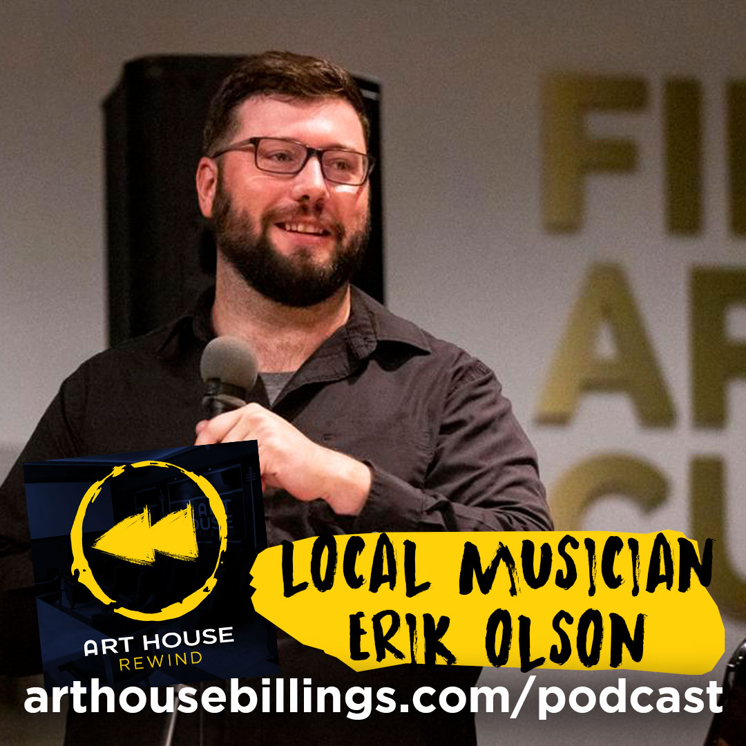 ArthouseCinemaP's tweet photo. ERIK OLSON ON THE PODCAST!

Who is Erik Olson? One of Billings' best local musicians stops by the Art House Rewind podcast to talk with the boys about music, movies, and the joy of playing at Art House.

Listen now: https://t.co/wqNccG5ewY
Email us: podcast@arthousebillings.com https://t.co/CWsCGcYdIM