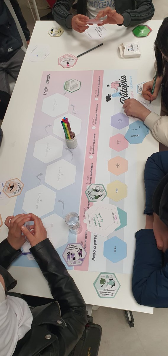 laaab_es's tweet image. #Rutopía es una experiencia democrática para construir entre todos y todas👥

Hoy la hemos descubierto junto al alumnado del IES María Moliner de #Zaragoza

👉Es el diseño de #narrativas para alcanzar escenarios de futuro, que muestren que alcanzar los #ODS es posible