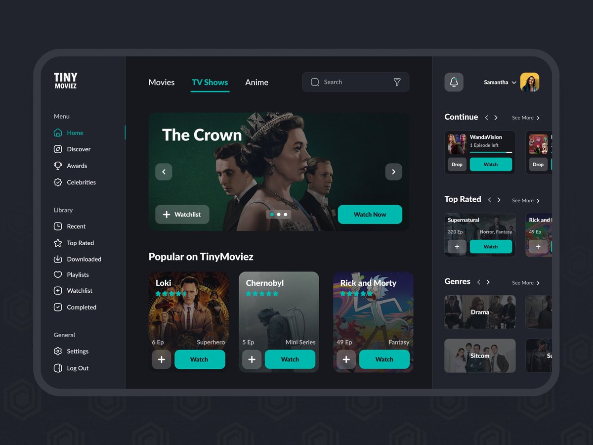 ByFoulad's tweet photo. Movie Streaming Dashboard
-
🔹 Figma: https://t.co/3xq1TYp2yi
🔹 Dribbble: https://t.co/U0SoYOnAo5
🔹 Behance: https://t.co/WaYeHn6V2H
🔹 Pinterest: https://t.co/6ob73Pn8zs
-
🔷 https://t.co/CE473ixt7U
#UI #UX #Figma #DailyUI https://t.co/NqCheecdZE