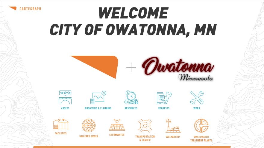 MitchBradley's tweet image. #Owatonna is not only fun to say, but also making good decisions around the future of their infrastructure.  Owatonna, MN is deploying #Cartegraph OMS across the enterprise in conjunction with our partner #OpenGov.

#EAM #Esri #AWS