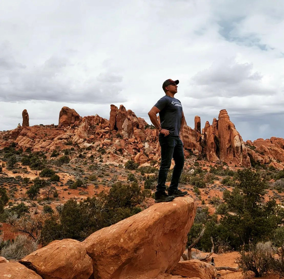 HoxworthUC's tweet photo. Happy #EarthDay featuring blood donor, blood drive coordinator, president of Revive Strength &amp; Wellness AND Physician Leader of Emergency Services Clinical Domain at UC Health, Dr.@sanjaybu! We love seeing our Hoxworth swag all around the world, can you guess where he is?! https://t.co/qrrTWKEbvk