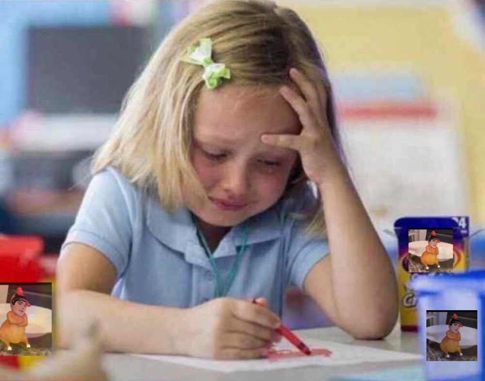 blrandompostin's tweet photo. Yo haciendo mis trabajos en la escuela después de leer el final de temporada de #PainterOfTheNight https://t.co/RbHSmVODu7