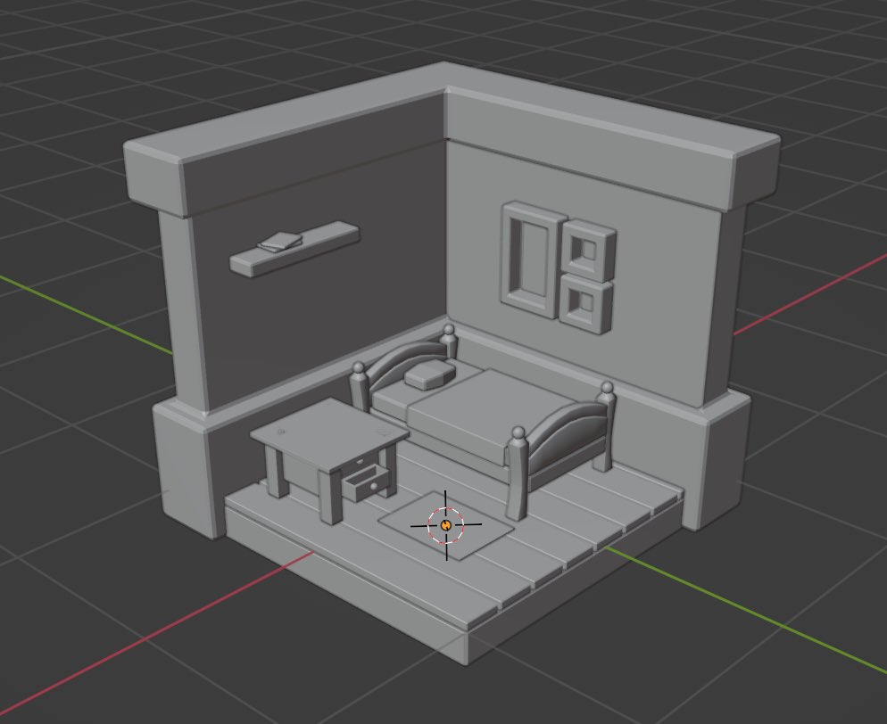 FranksStudio05's tweet photo. 3D modeling with blender https://t.co/niRpZEOTdO