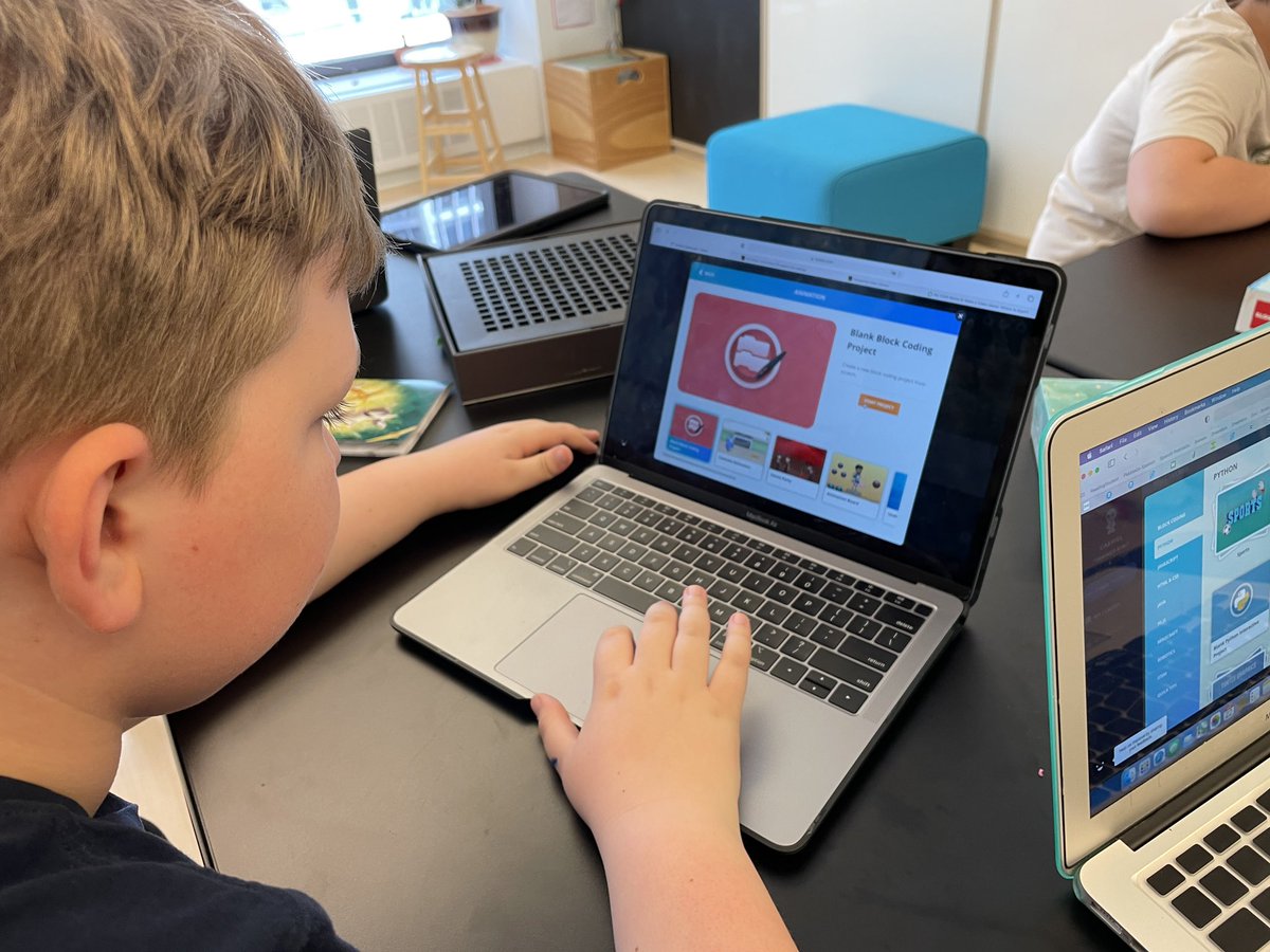 These students are in the #explore & #research phase of their personal inquiry journey. Two of them are testing out @gotynker & @bloxels to design their own video game while the other is looking into 3D printed fishing bait @tinkercad #inquiry #PYP