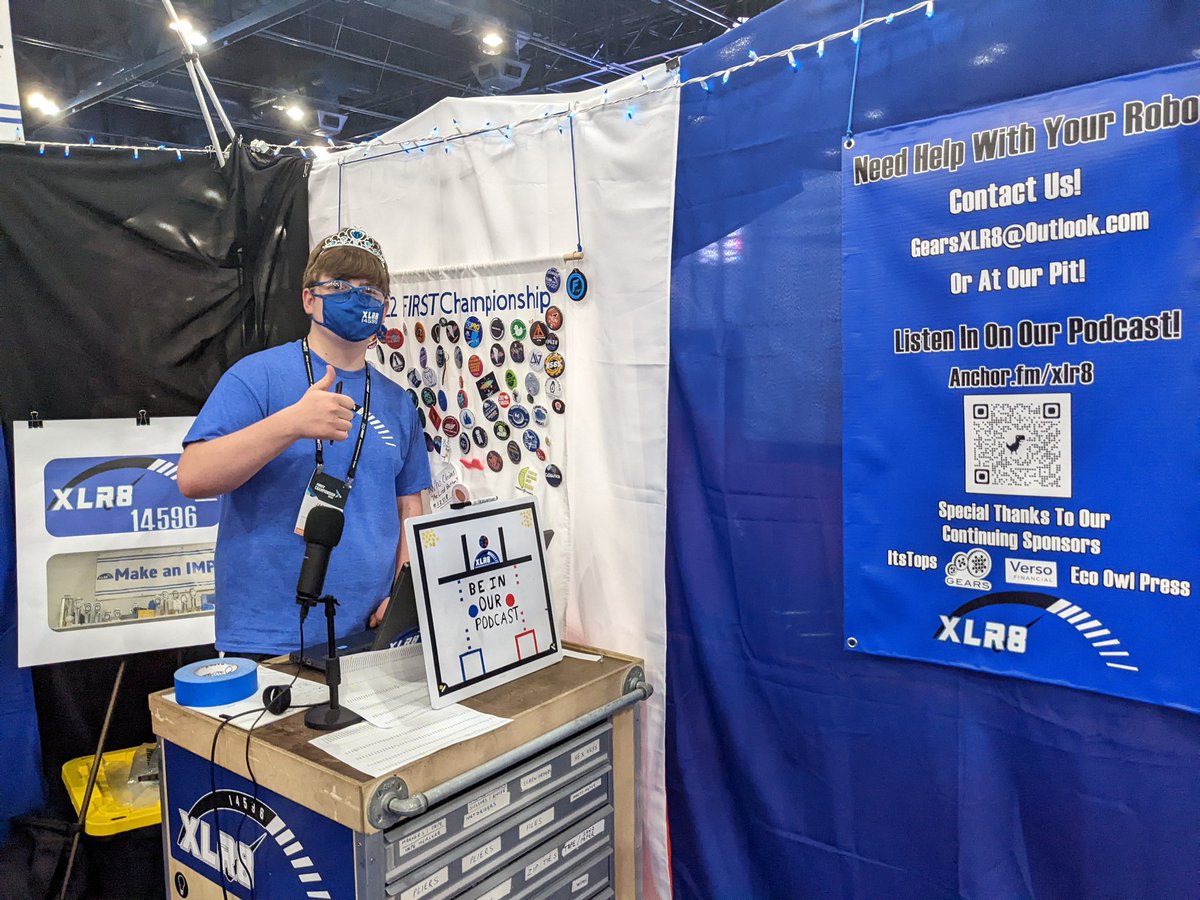 Come be on our podcast at the FIRST Championship!!!🎙️ <a href="/FTCTeams/">FIRST Tech Challenge</a> <a href="/FIRSTCHAMP/">FIRSTCHAMP</a> <a href="/FIRSTweets/">FIRST</a> <a href="/DeanKamen/">Dean Kamen</a>