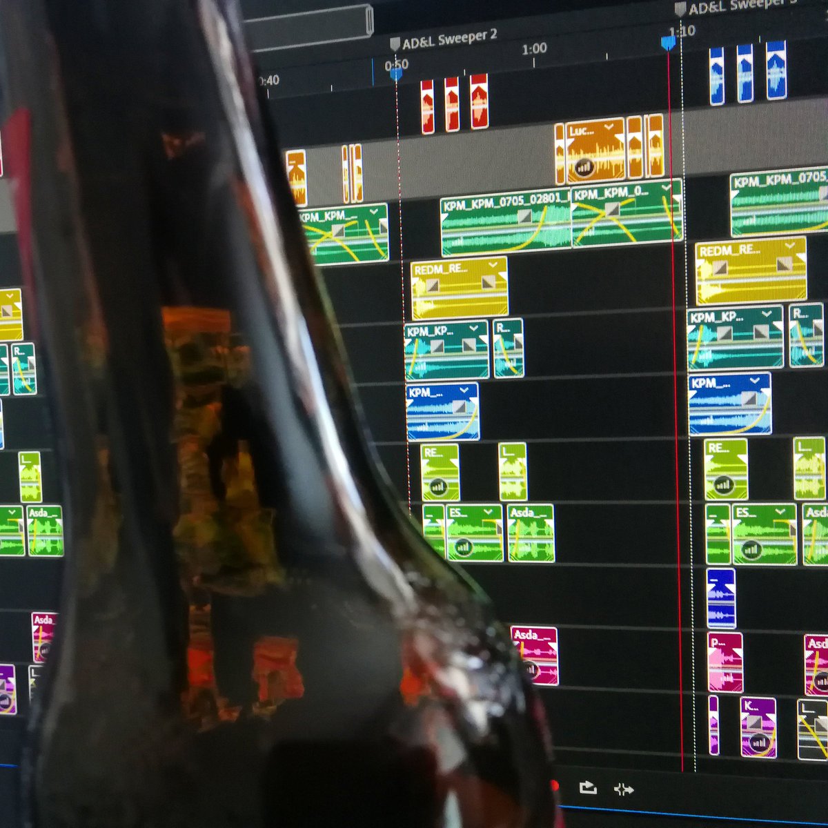 I'm hardly on here, so I'm checking in to say hi with a picture of some imaging I've been working on (pretty pointless as you can't hear it) and my Friday beer.

Have a nice weekend!

#audio #audioproduction #AdobeAudition #audioproducer #voiceover #imaging #radioimaging