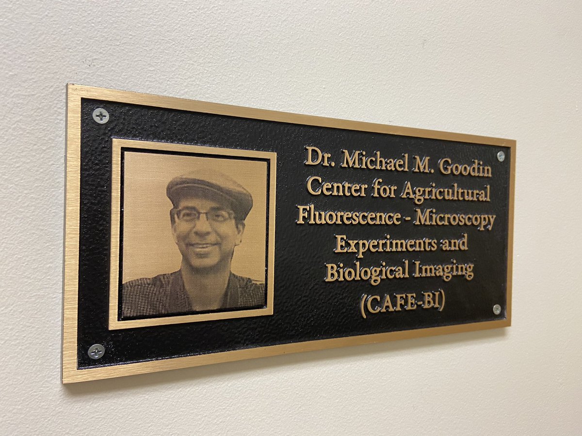 Vaillancourt Lab (@vaillancourtlab) on Twitter photo The new plaque has been placed outside of our confocal microscope room. The successful grant that brought this instrument to us was the final project of <a href="/goodinbiotech/">Michael Goodin</a>. We miss him every day. ๐๐๐ The new plaque has been placed outside of our confocal microscope room. The successful grant that brought this instrument to us was the final project of <a href="/goodinbiotech/">Michael Goodin</a>. We miss him every day. ๐๐๐