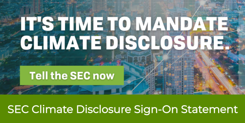 evergreen_inno's tweet photo. We recognize the historic opportunity we have to shape the responses of U.S. financial markets to climate risk by supporting climate change disclosure rulemaking by the @SECGov.

We encourage other investors to sign on by May 20th at https://t.co/9XacjxqS95

#ClimateDisclosureNow https://t.co/8ecfzE66dl
