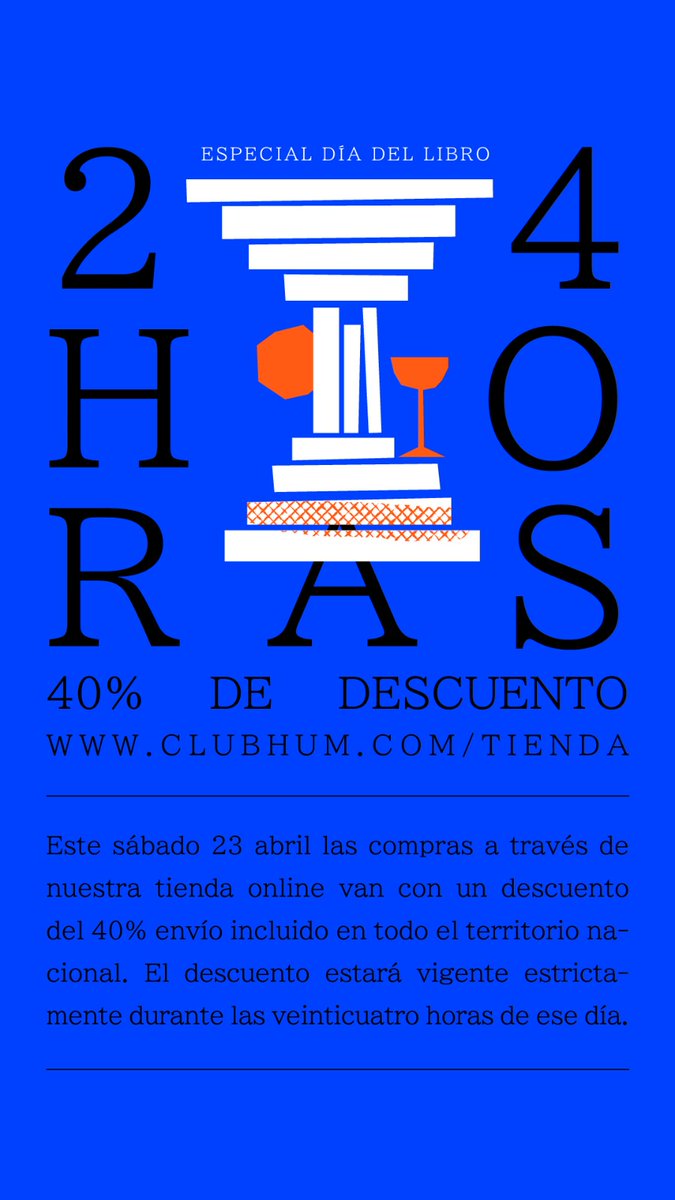 Para los que compran libros siempre.
Para los que no compran porque son caros.
Para los que no tienen una librería cerca, y para los perezosos que no van a la librería.
Para los lectores de siempre y para los que se van a enganchar con la lectura a partir de ahora. <a href="/HUM_Estuario/">Casa editorial HUM</a>