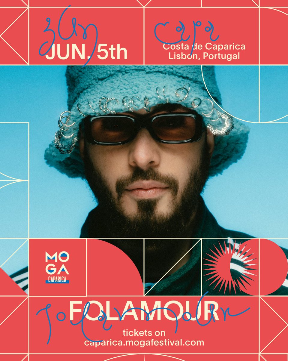 47 days until the master of the craft <a href="/folamourbb/">Folamour</a> sets #MogaCaparica on 🔥 on Sunday 5th of June!

The French #producer and DJ will hook your heart in the first beats with a soulful morsel that glides into the #groove that's so its own. 

🎟 Tickets &gt;&gt; caparica.mogafestival.com