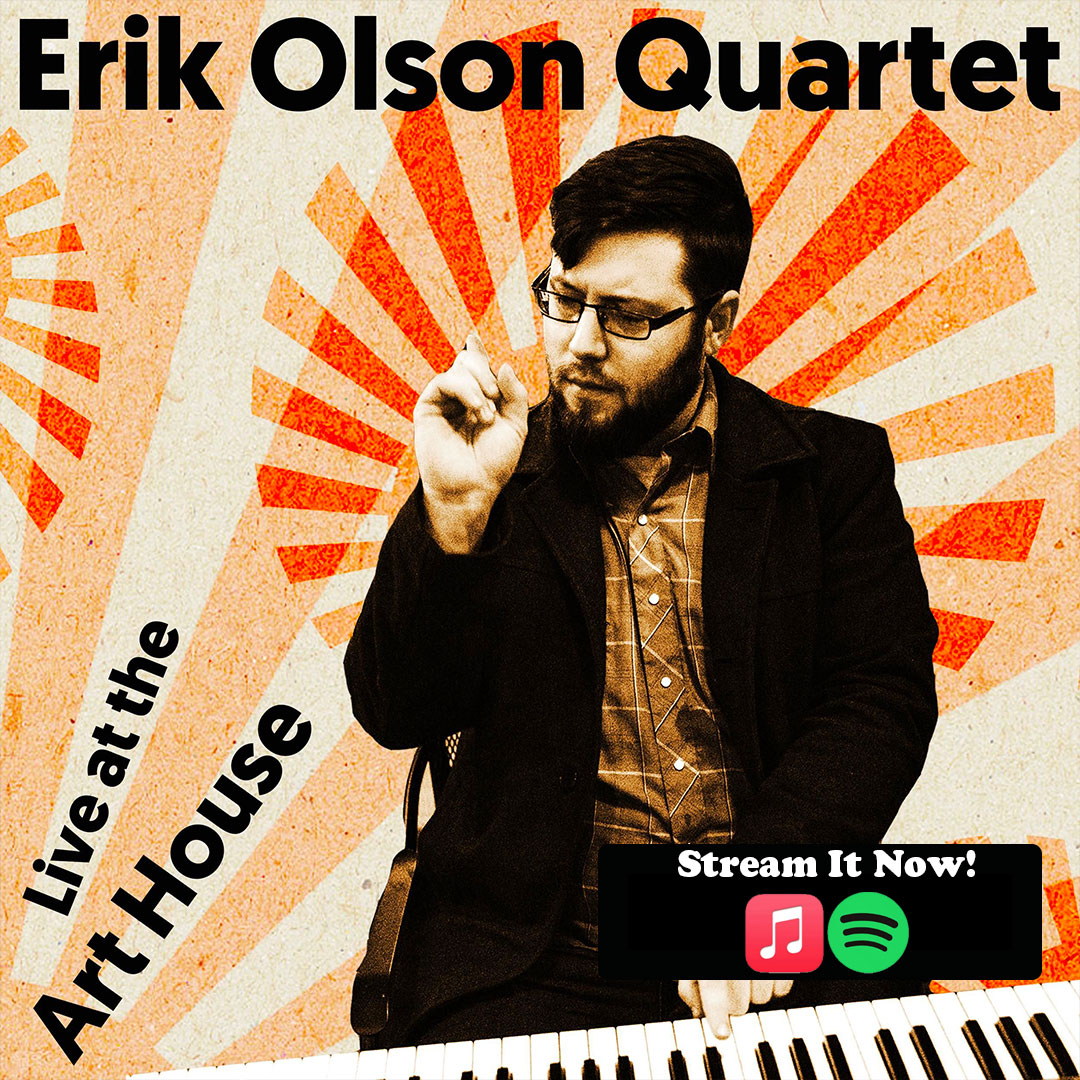 ArthouseCinemaP's tweet photo. LIVE AT THE ART HOUSE ALBUM!

Recorded 7-13-21, THE ERIK OLSON QUARTET - LIVE AT THE ART HOUSE is out now! Seek it out on your favorite streaming platform and support this local musician.

Pst... he'll be at Art House again on May 1st! Get tickets at https://t.co/FfNTBiF2LL https://t.co/xA7zSlvhtk