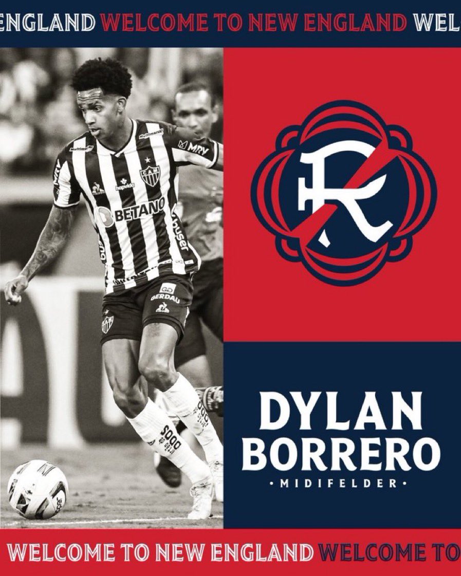 🔵🔴✅ OFICIAL: Los #NERevs fichan a Dylan Borrero 
🇨🇴 (20 años).

El extremo llega desde el Atlético Mineiro🇧🇷 por 4.5M 💰