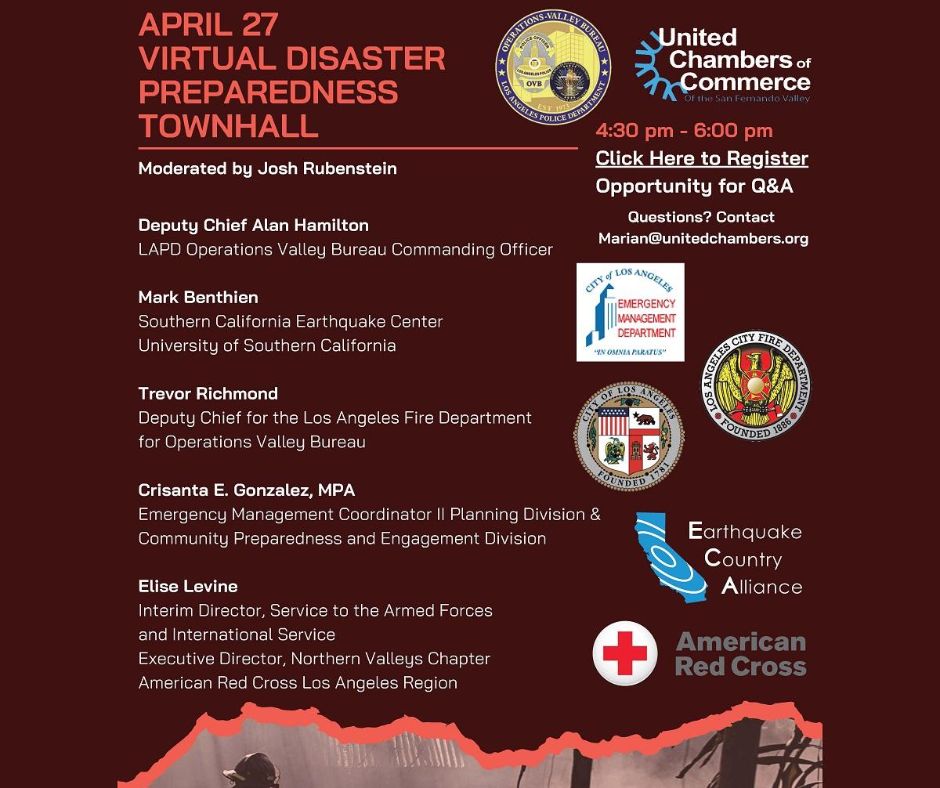 encinochamber's tweet photo. Register now for the April 27th Virtual Disaster Preparedness Townhall.
This is something that you don't want to miss!
https://t.co/ysvKbSY2Hh

https://t.co/GAE4ePjCix https://t.co/mVxkQ04iug