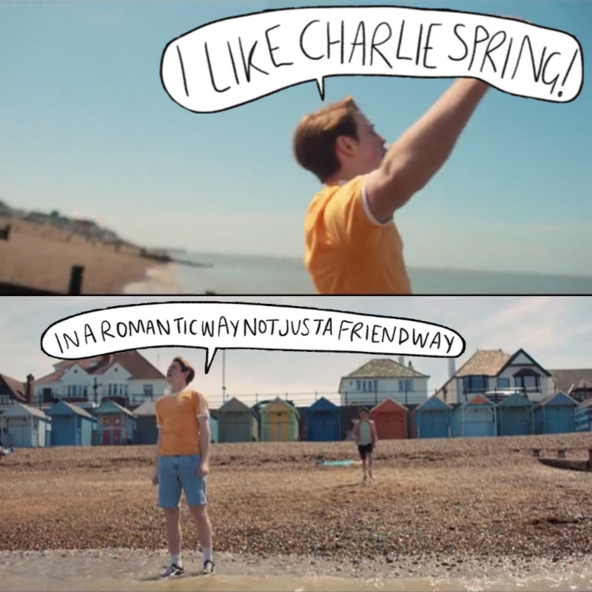 charliesprjng's tweet photo. i think he likes charlie spring in a romantic way not just a friend way https://t.co/EqSE9e06yT