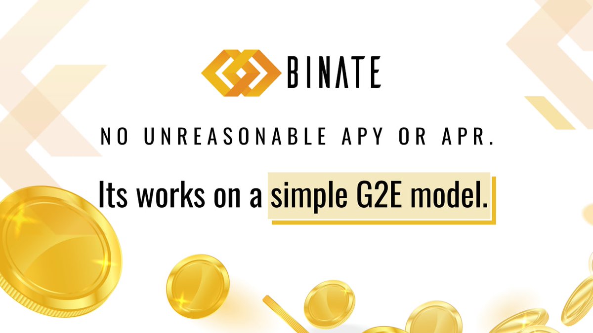 Binate_official's tweet photo. #Binate started as the world’s first #Splitbase fixed-yields platform.🥳
#Binate promises no unreasonable #APY or #APR. Its works on simple #G2E model. 😎
The more people give on #Binate, the more others receive, & vice versa👉https://t.co/6gw7HZxWOq https://t.co/h064yyQeYN