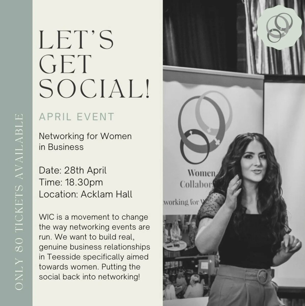 “Alone we can do so little; together we can do so much.” 🗓 28th April 2022 🕚 18.30pm 📌 @acklamhall #WomenInBusiness #NorthEastNetworking 

Tickets: buff.ly/3EBfL9A