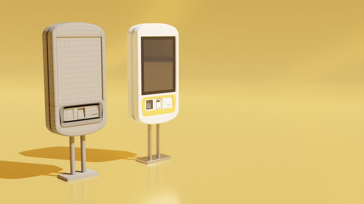Just 3D modelling some fast food ordering kiosks for a collaboration project between <a href="/HFS_ITSLeeds/">Human Factors and Safety team @ITSLeeds</a>  and <a href="/FoodSciLeeds/">Food Science and Nutrition at Leeds</a> and lead by <a href="/food_envt_junky/">Dr Charlotte E.L. Evans</a> coming soon at <a href="/VirtuocityLeeds/">Virtuocity | University of Leeds</a> 
😁