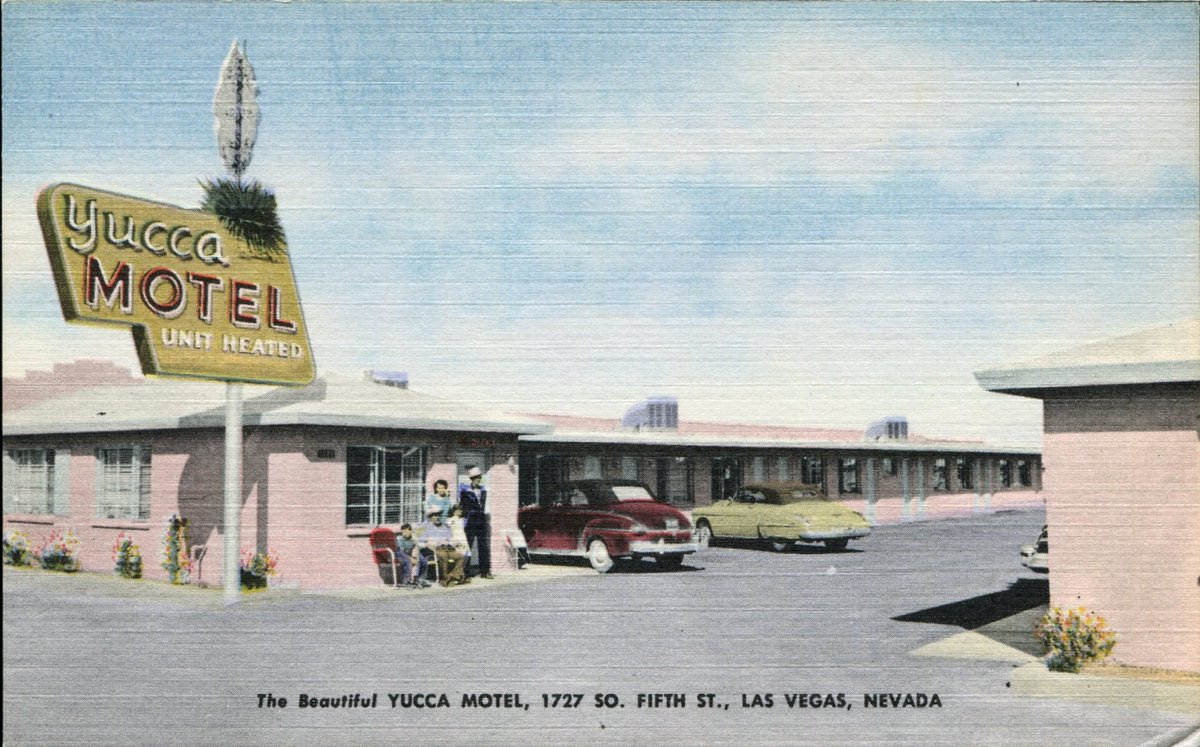 PixVegas777's tweet photo. Yucca Motel 1727 #LasVegas Blvd S. #Vegas @NeonMuseum https://t.co/S5nF8Cx8bV