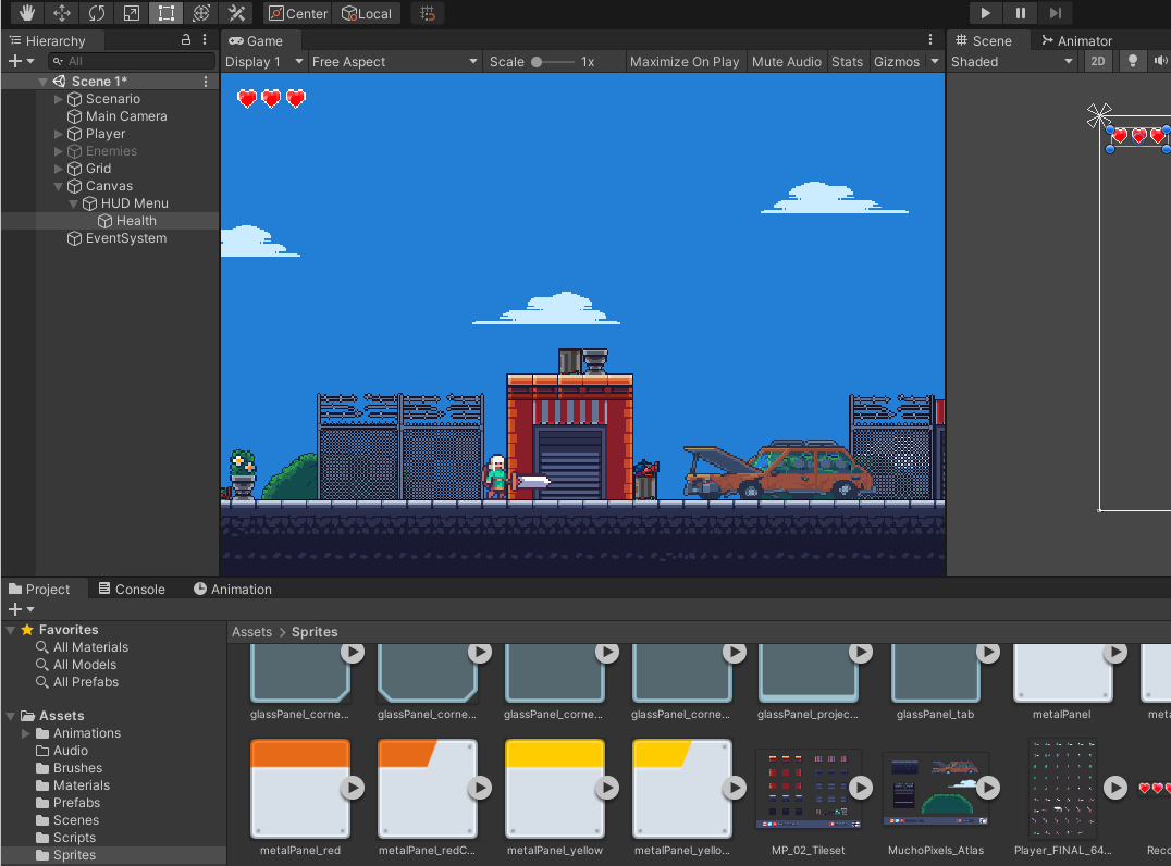 V1rtualCode's tweet image. A small sample of @juavazmor  Unity basic course