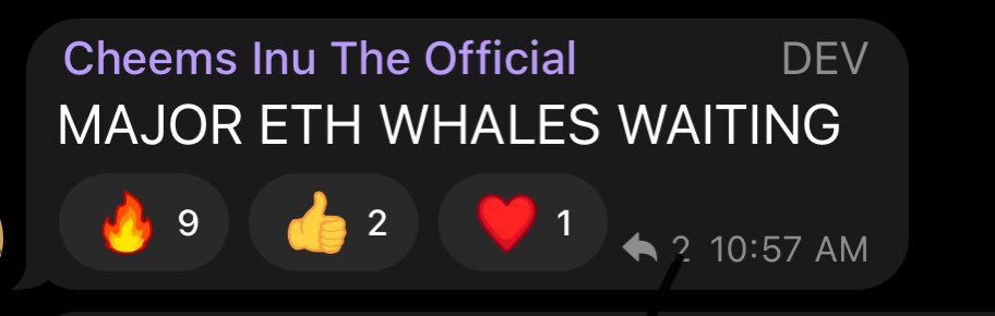 Get ready #CheemsInu Army. $ETH whales are coming this weekend!