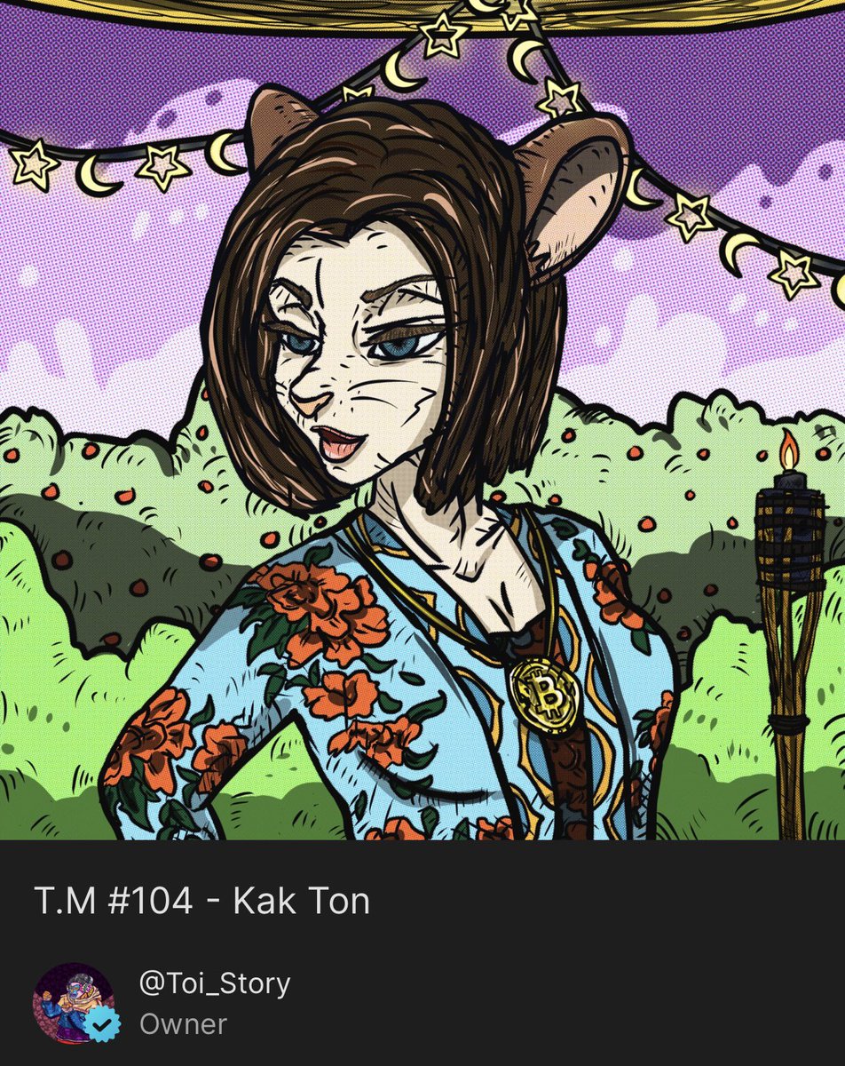 <a href="/hantu_pang/">HantuPang NFT</a> @OhShitnft <a href="/WelmetNFT/">welmetNFT</a> <a href="/SmokingSkull01/">Smoking Skull 💀</a> <a href="/badskinNFT/">BADSKIN</a> Congrats sir <a href="/ToiStory99/">Toi_Story</a> for winning the auction. Thank you for your support sir. Semoga dimurahkan rezeki dan diberikan kesihatan yang baik. Amin.. 🤲

Kak Ton dah selamat sampai ke Address serr🤣