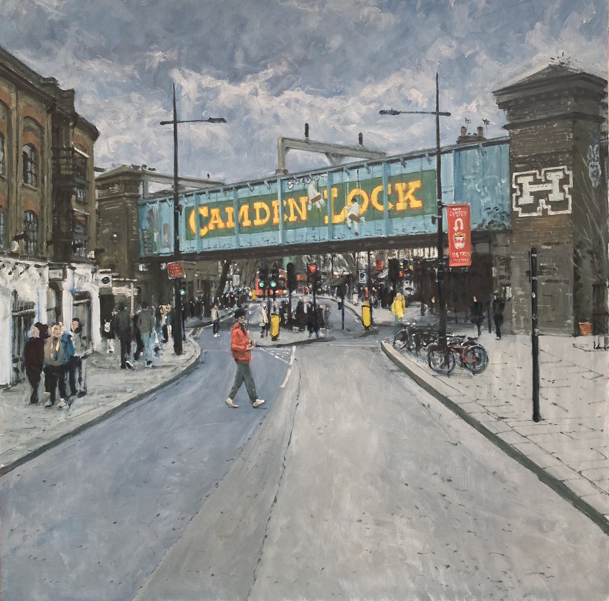 benhughesart's tweet photo. #camden #camdenlock #londonpainting #oilpainting #art #bathartists #bathartistsstudios #bearflatartists https://t.co/r8GYGGatIi