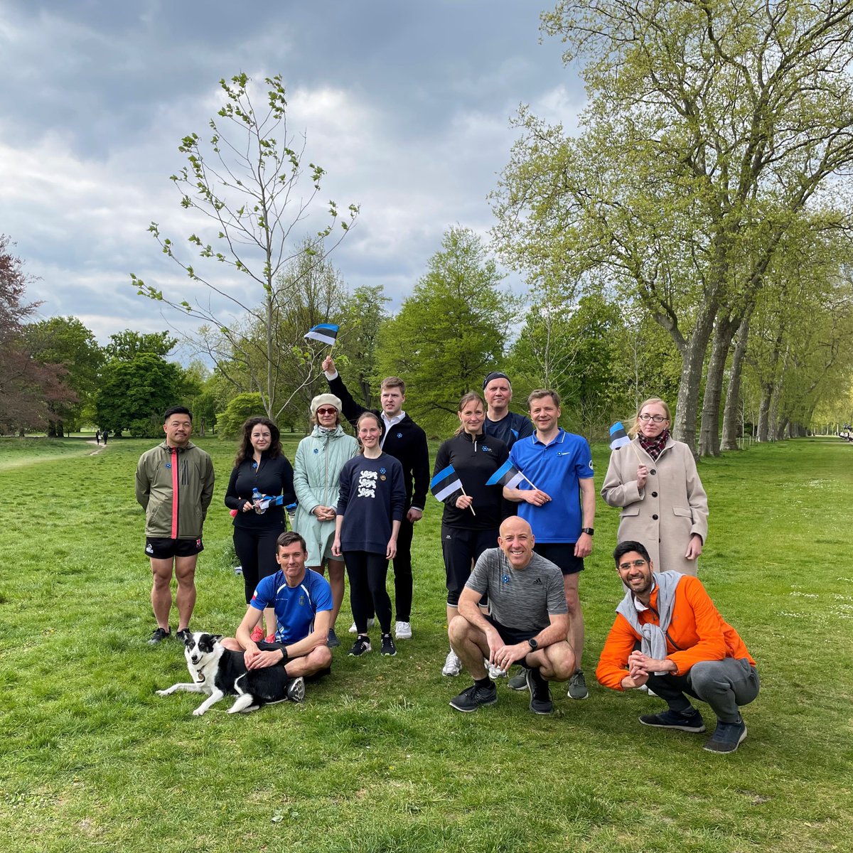 We recognise Estonian men and women for their contribution to international security with taking part in Blue Hepatica Run. Thank you 🇯🇵🇰🇿🇨🇱 for joining in!  #sinilillejooks #AnnameAu #LetUsSalute