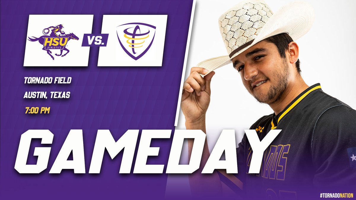 GAMEDAY!

Baseball begins their final home series of the season with a single game.
📍: Tornado Field
🕘: 7 p.m.
#TornadoNation