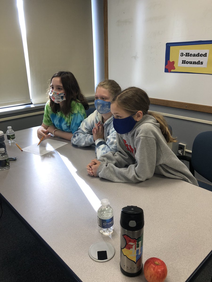 EllenMaryMiller's tweet photo. Congrats to Three-Headed Hounds for a fantastic showing in Regional Battle of the Books! @wgms_pta @WestGeneseeCSD https://t.co/WctcOAZsd4