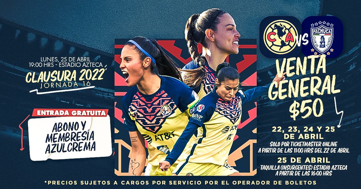 América vs Pachuca Liga MX Femenil Clausura 2022