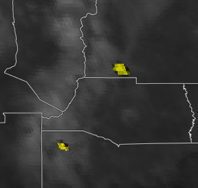 mn_storm's tweet photo. The heat signature is steadily intensifying on both the #CooksPeakFire and #CalfCanyonFire. This is going to be a long day. #nmwx #nmfire https://t.co/5ajY4wqJh5